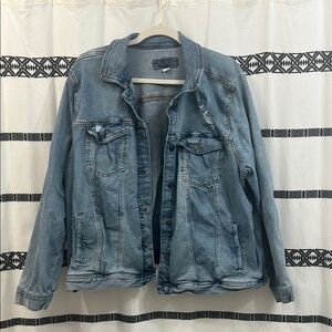 Maurices Light Blue Denim Jacket